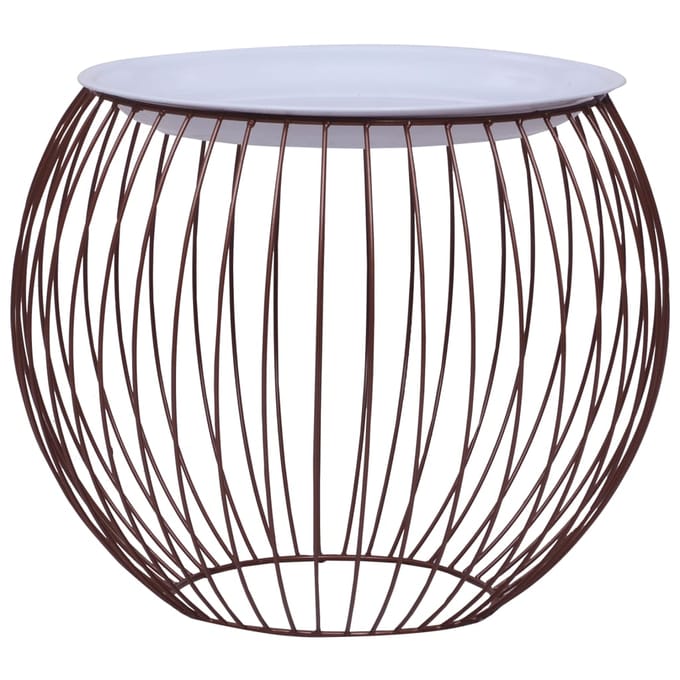 vidaXL - Salontafel - Ø - 41 - cm - goudkleurig