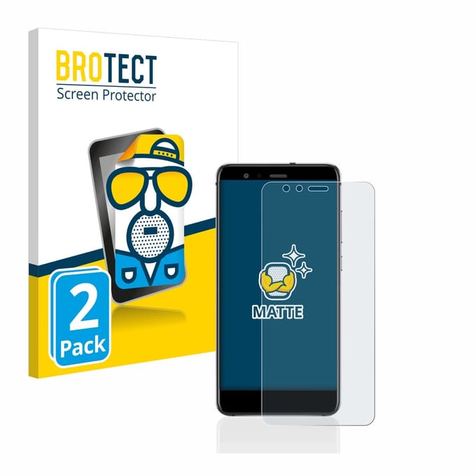 BROTECT - Screenprotector voor Huawei P10 Lite - Folie Beschermfolie matte 2 Stuks