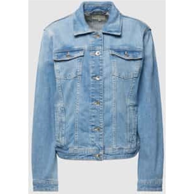 Tom Tailor - Jeansjasje van gerecycled katoen - Maat XS - Light Stone Blue Denim