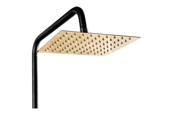 SILLA Regendouche Set - ééngreeps Doucheset - Uittrekbare Doucheset met Handdouche + Regendouchekop - Zwart/Goud