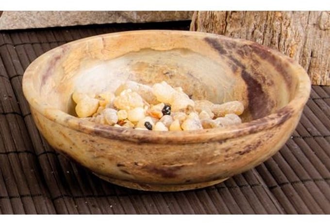 Wierookbrander speksteen 13 cm