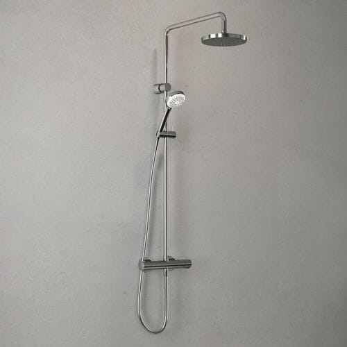 Kludi Logo Basic Thermostat Dual Shower System 6809405-00