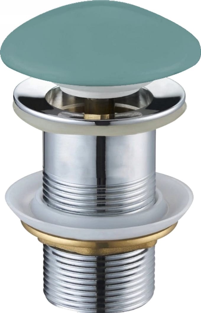 Mexen klik-klak plug rond, lichtgroen keramisch mat - 79910-48
