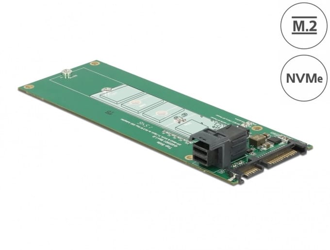 Delock Adapter Serieel [1x SATA - 1x Mini-SAS-bus (SFF-8643)] Meerdere kleuren