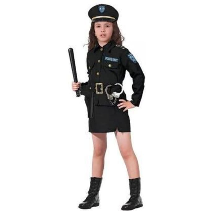 Politie kostuum meisje - Maat 128