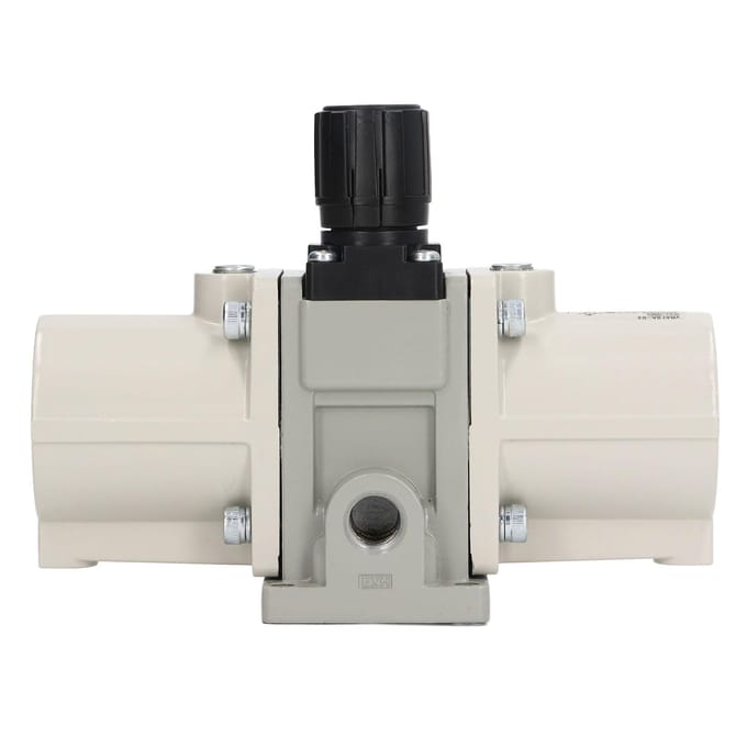 Pneumatische Boost Valve met Manometer en Demper SMC Type Perslucht Drukverhogingsventiel