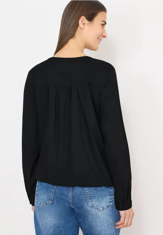 Blouse in effen kleur