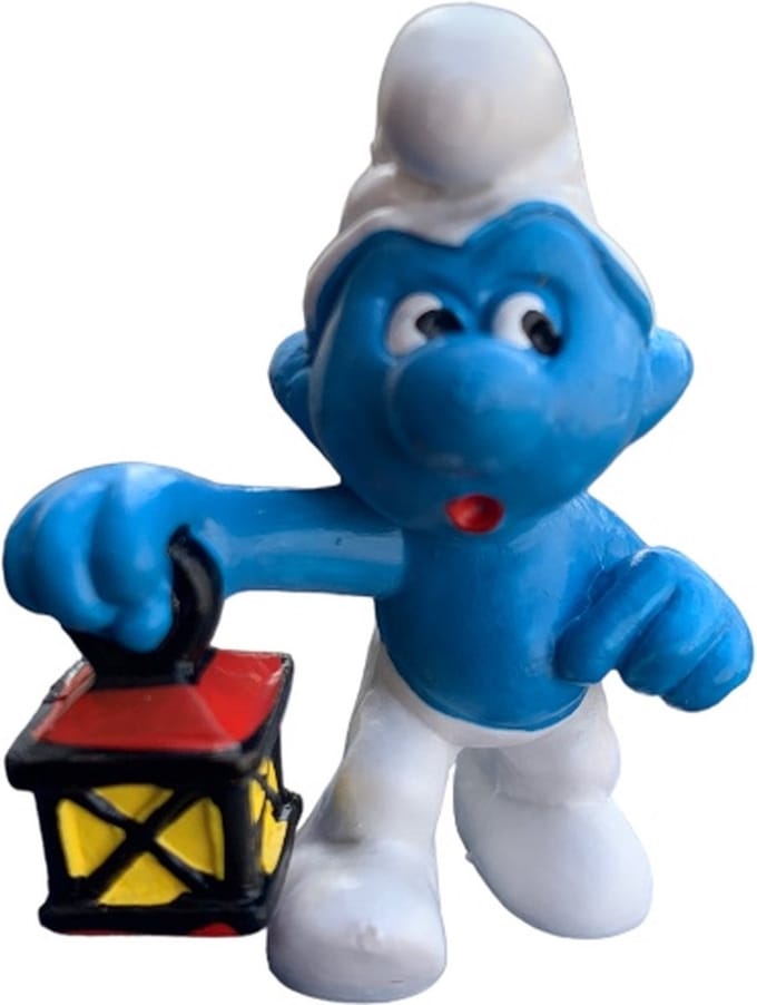 Schleich smurf met Lantaarn - Nr. 20024 - De smurfen - 6 cm