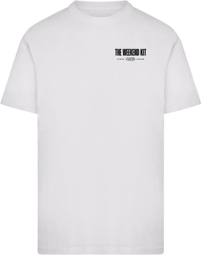 Mister Tee - The Weekend Kit Heren Tshirt - S - Wit