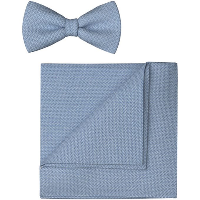 OLYMP Vlinderdas / pochet set, Bleu