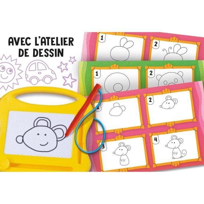 Alphabet - Mini ardoise magique - CAROTINA - Apprentissage de l'alphabet
