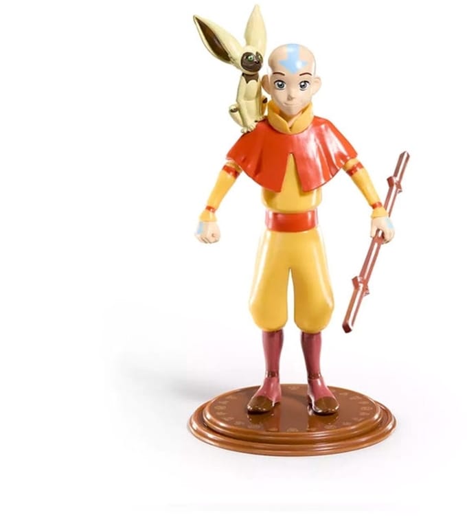 Noble Collection Avatar The Last Airbender - Figuur - Aang Bendyfig