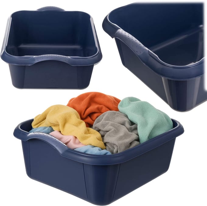 Ognes rechthoekige kom 10L blauw