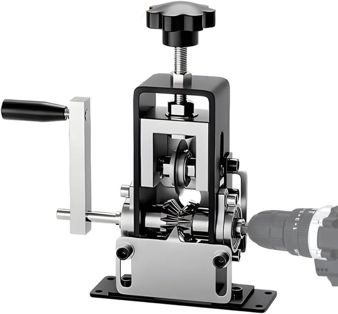 MIRA® Kabelstripper - Kabelstripper Machine 1-25 mm - Stripmachine - Zilver - ‎26cm x 17cm x 8cm
