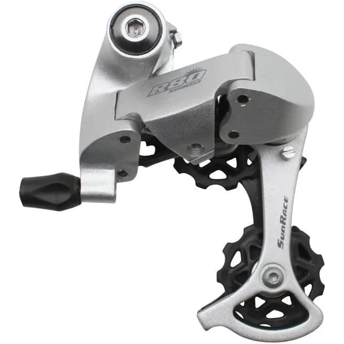 Achterderailleur Sunrace RDR81 8V korte kooi - directe montage