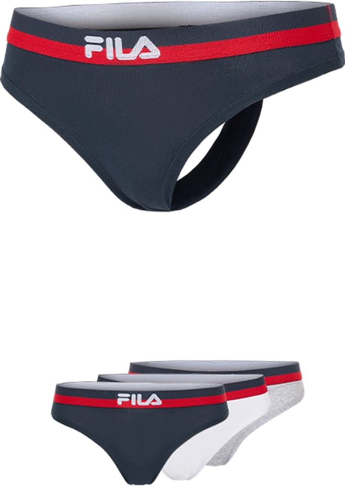 Fila Urban String Gekleurde Waistband - Maat S - 3 Pack - Navy/Wit/Grijs