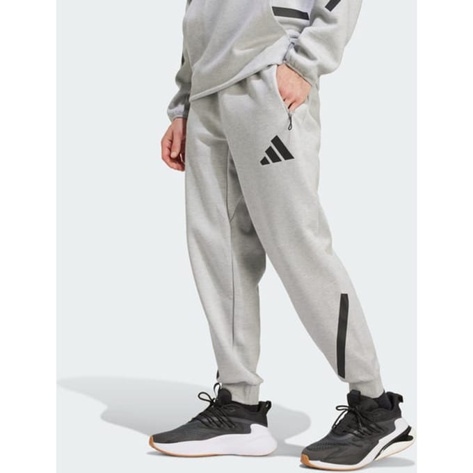 Adidas Z.n.e. Tracksuit Broeken Heren - Grijs - Maat XXL - Poly Mesh