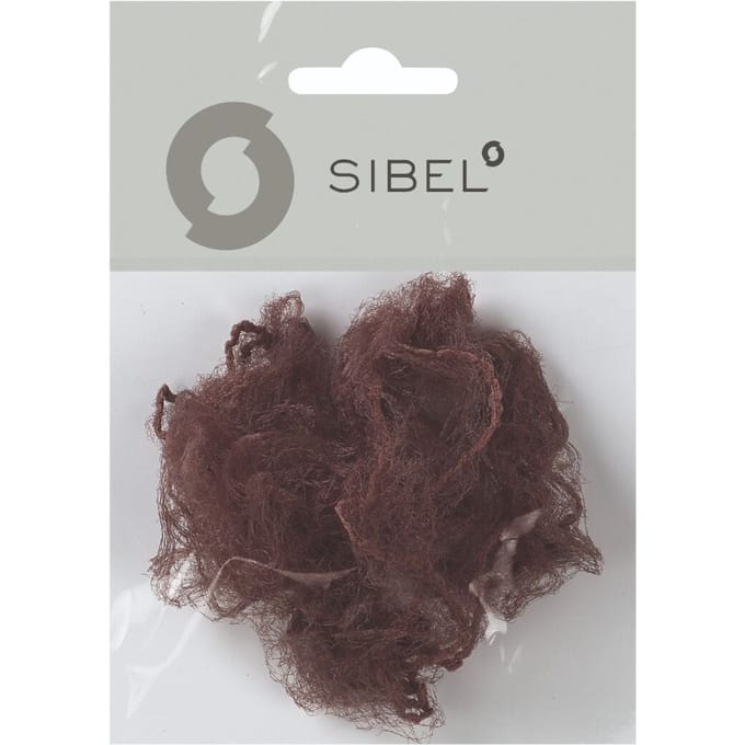 Sibel Nylon haarnetje donkerbruin 2st