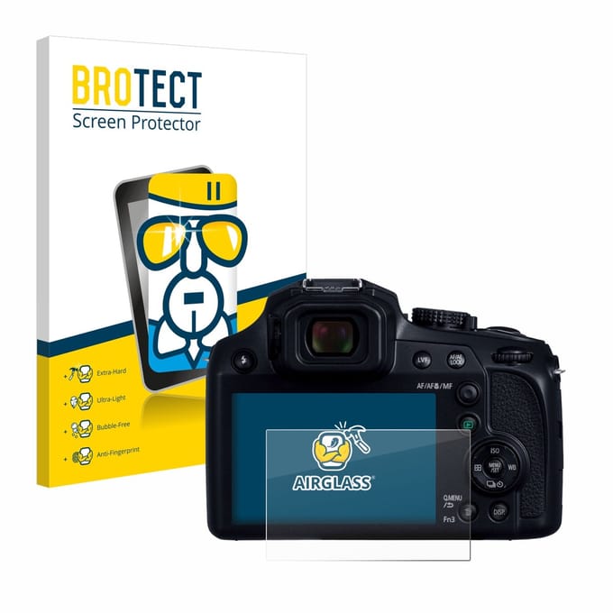 Screenprotector voor Panasonic Lumix DC-FZ82D Beschermglas transparant