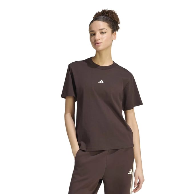 Katoenen dames-T-shirt adidas Essentials Small Logo