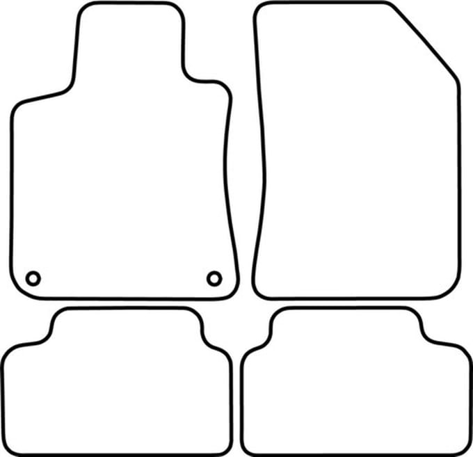 Automatten | Mattenset Peugeot 308 - 2014 - 2022