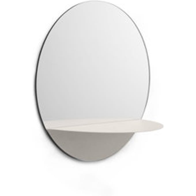 Normann Copenhagen - Horizon spiegel - wit - rond