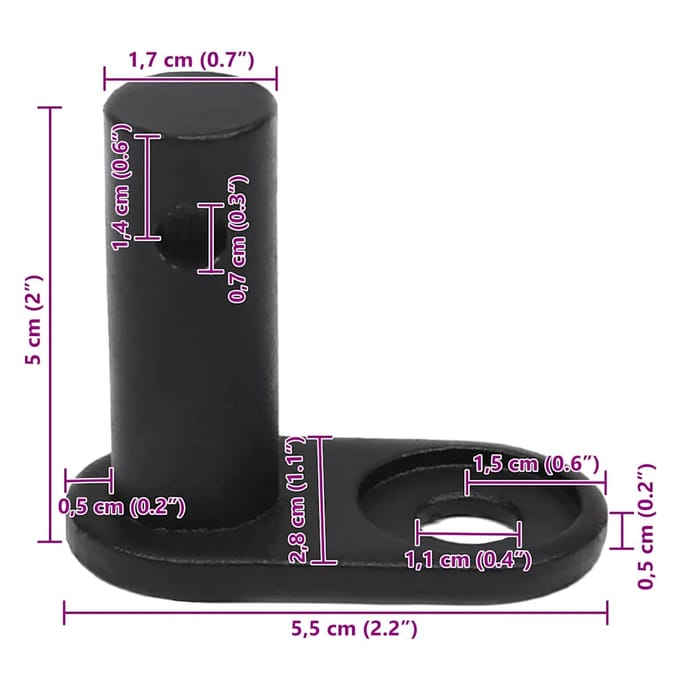 vidaXL - Koppeling - voor - fietsaanhanger