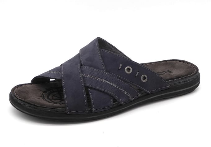 Rohde Heren Slipper - 6711-51 Marineblauw - Maat 42