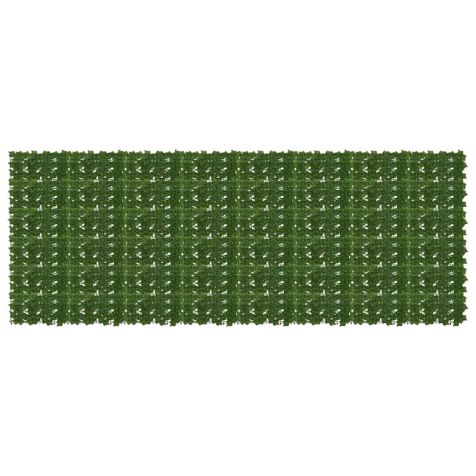 vidaXL - Balkonscherm - met - bladeren - Groen - 400 - x - 150 - cm