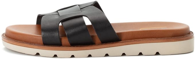 camel active Sandalen gemaakt van leer - Maat - Zwartwomenswear-41