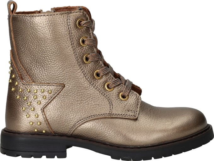 IK-KE Veterboots - Meisjes - Goud - Maat:32
