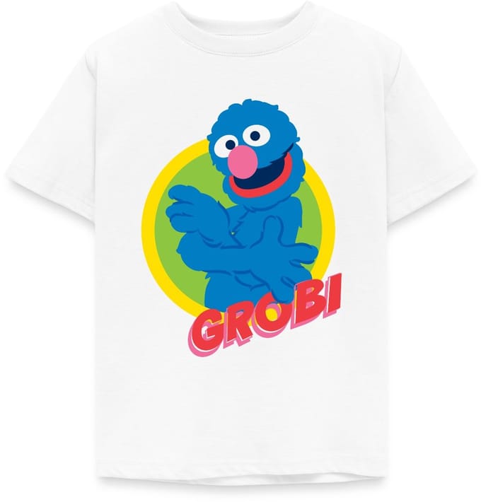 Sesamstraat Grobi Portret T-Shirt Kinderen