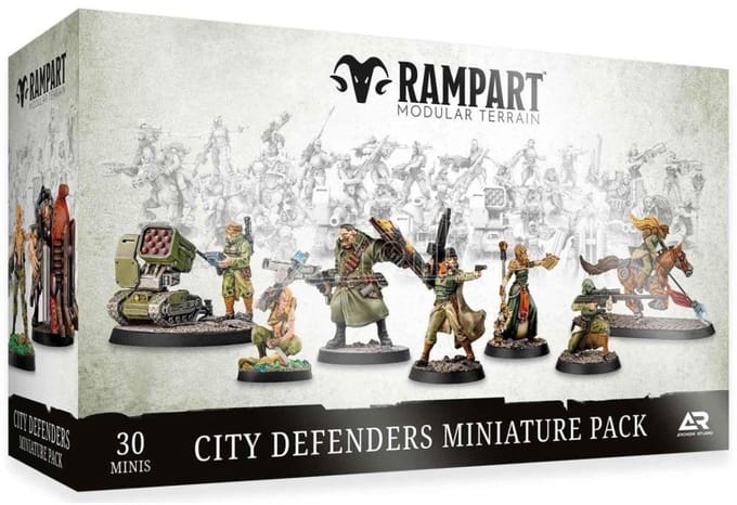 Rampart Modular Terrain: City Defenders Miniature Set