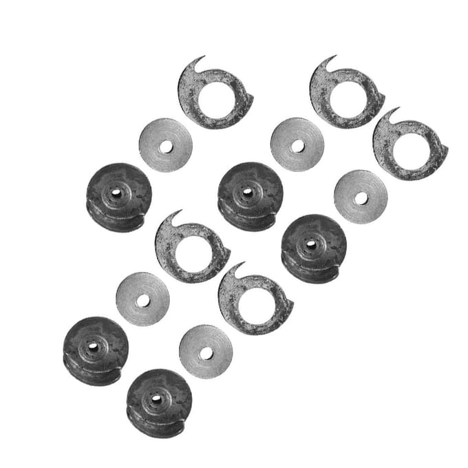 5 sets/lot Spoel Shuttle Bobinehouder voor Schoen Naaien Herstellen Reparatie Machine Onderdelen gray