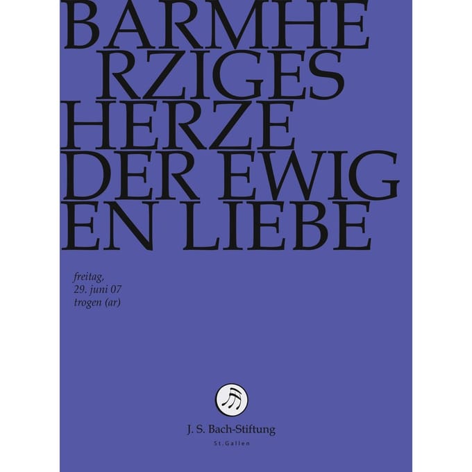 Chor & Orchester Der J.S. Bach-Stiftung, Rudolf Lutz - J.S. Bach: Barmherziges Herze Der Ewigen (DVD)