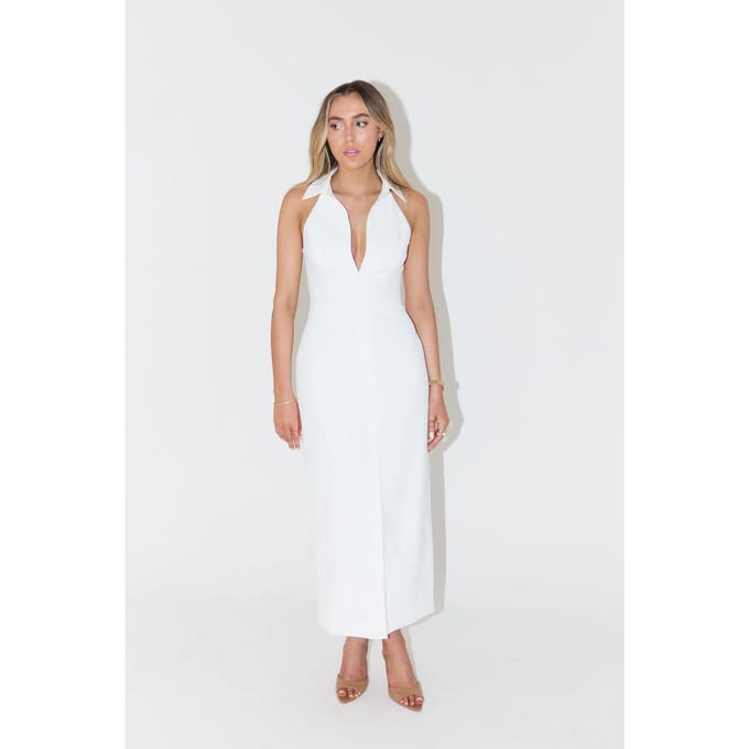 Odd Muse The Ultimate Muse Collar Maxi Dress White Taglia: L | Maxi abiti Outlet | Donna | Bianco