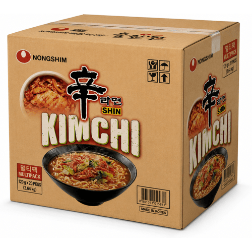 NongShim Instant noodlesoep Kimchi 20x120 g doos bulkkorting