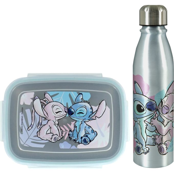 Lilo & Stitch Lunchset - Aluminium Lunchbox - Aluminium Drinkfles
