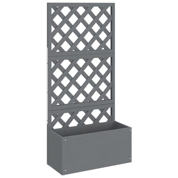 vidaXL - Plantenbak - met - latwerk - 65x33x135 - cm - HKC