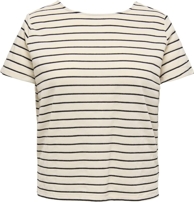 ONLY CARMAKOMA - CARJANA S/S MIX SWEAT TOP JRS - Dames - Blouses