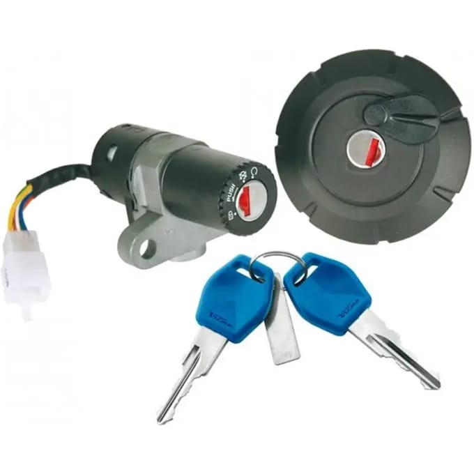 Sleutelschakelaar + tankdop Brazoline Yamaha XT 125 R/X