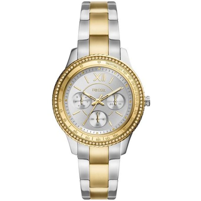 Fossil Stella Sport ES5107 Dameshorloge 37 mm - Goudkleurig