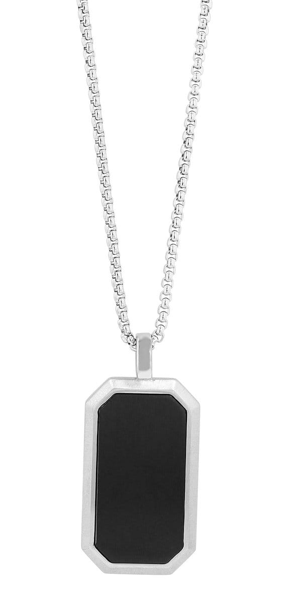 AKZENT Akzent unisexketting met hanger Nyx, duurzaam