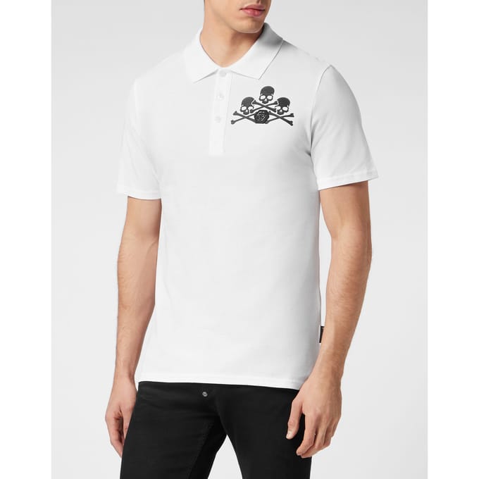 Poloshirt Skull