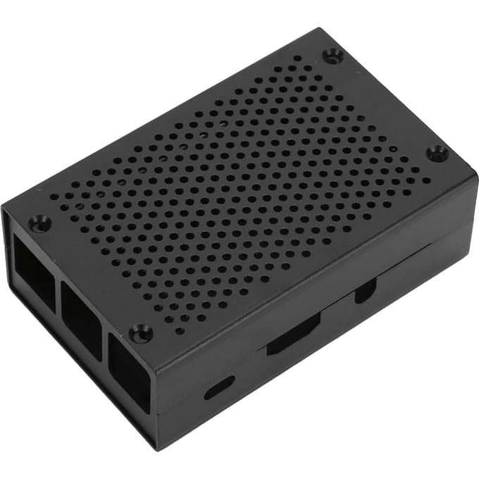 Beschermhoes voor Raspberry Pi 3 Behuizing Behuizing Aluminiumlegering met Koelventilator