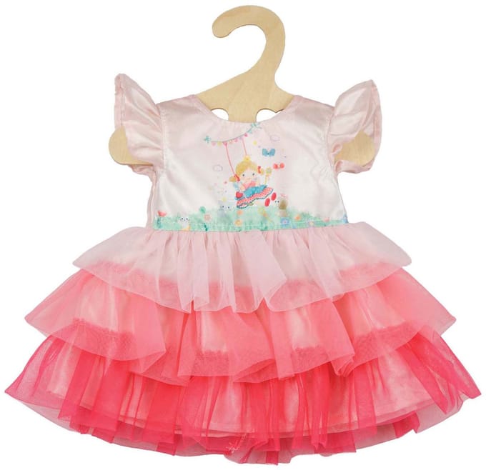 Heless poppenjurk prinses Emily met kroon - poppenkleding 35-45cm.