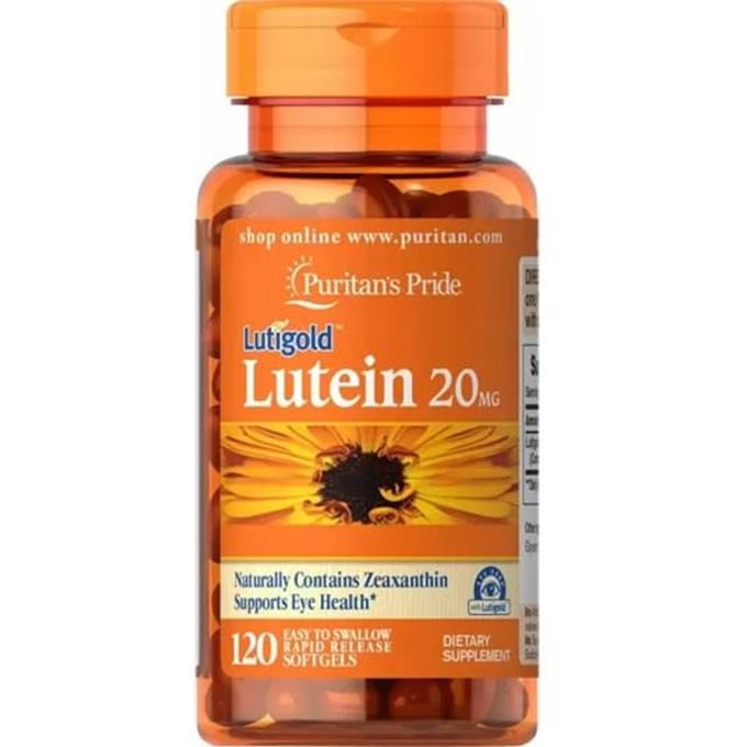Puritans Pride - Luteïne 20 mg met Zeaxanthine 60 Softgels