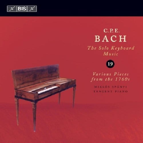Miklós Spányi - C.P.E. Bach: Solo Keyboard Music, Volume 19 (CD)