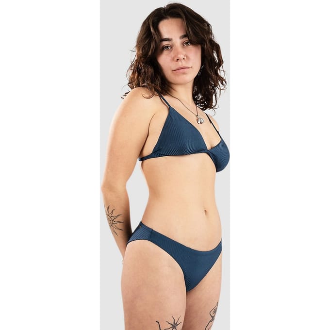 Rip Curl Modern Rib Fixed Tri Bikini Top blauw