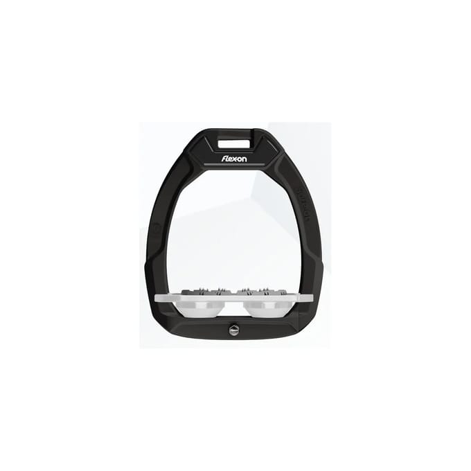 Veiligheidsstijgbeugels Plat Ultra Grip Zwart/Grijs/Wit Flex-On Safe-On